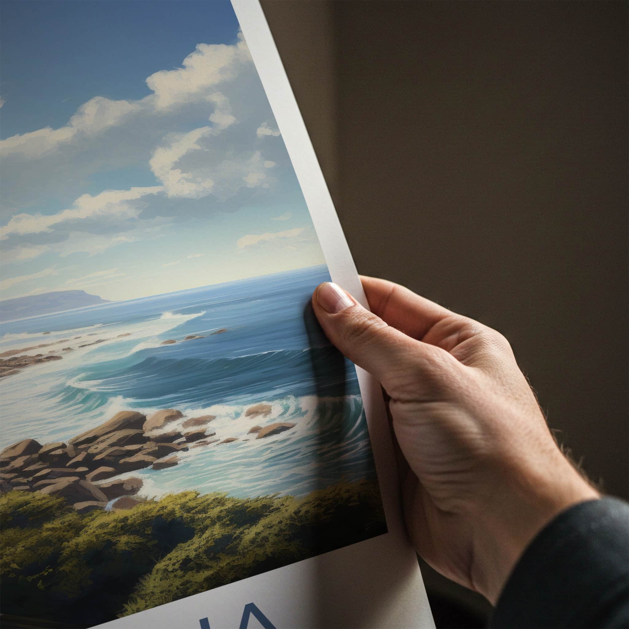 Victoria Poster - Australia Travel Art - Scenic Coastal Drive Wall Decor
