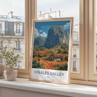 Vinales Valley Poster - Cuba Travel Art - Karst Hills Fields Home Decor