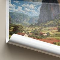 Vinales Valley Poster - Cuba Travel Art - Karst Peaks Valley Home Decor