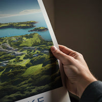 Waiheke Poster - New Zealand Travel Art - Lush Island Retreat Home Decor