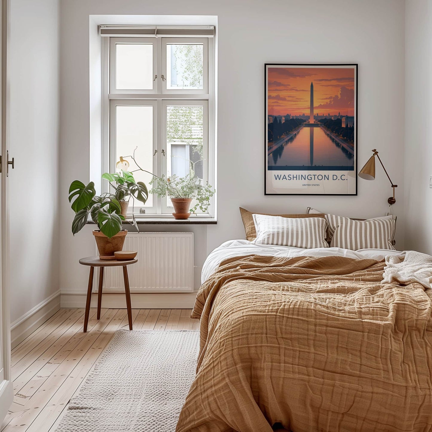 Washington D.C. Poster - D.C. Fine Art - Monument Water View Gift
