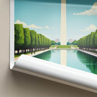 Washington DC Poster - District of Columbia Fine Art - Monument Reflecting Pool Gift