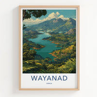 Wayanad Poster - India Kerala Lush Green Hills Framed Print