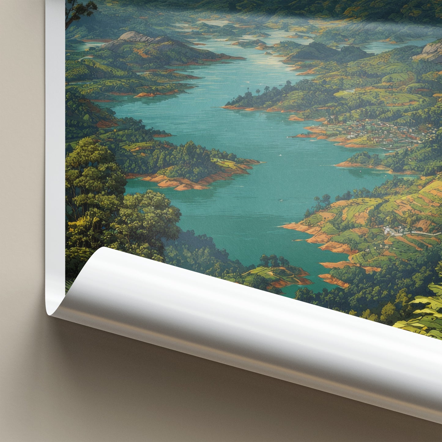 Wayanad Poster - India Kerala Lush Green Hills Framed Print