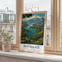 Wayanad Poster - India Kerala Lush Green Hills Framed Print