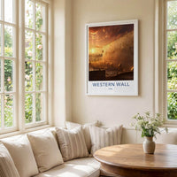 Western Wall Poster - Jerusalem Travel Poster