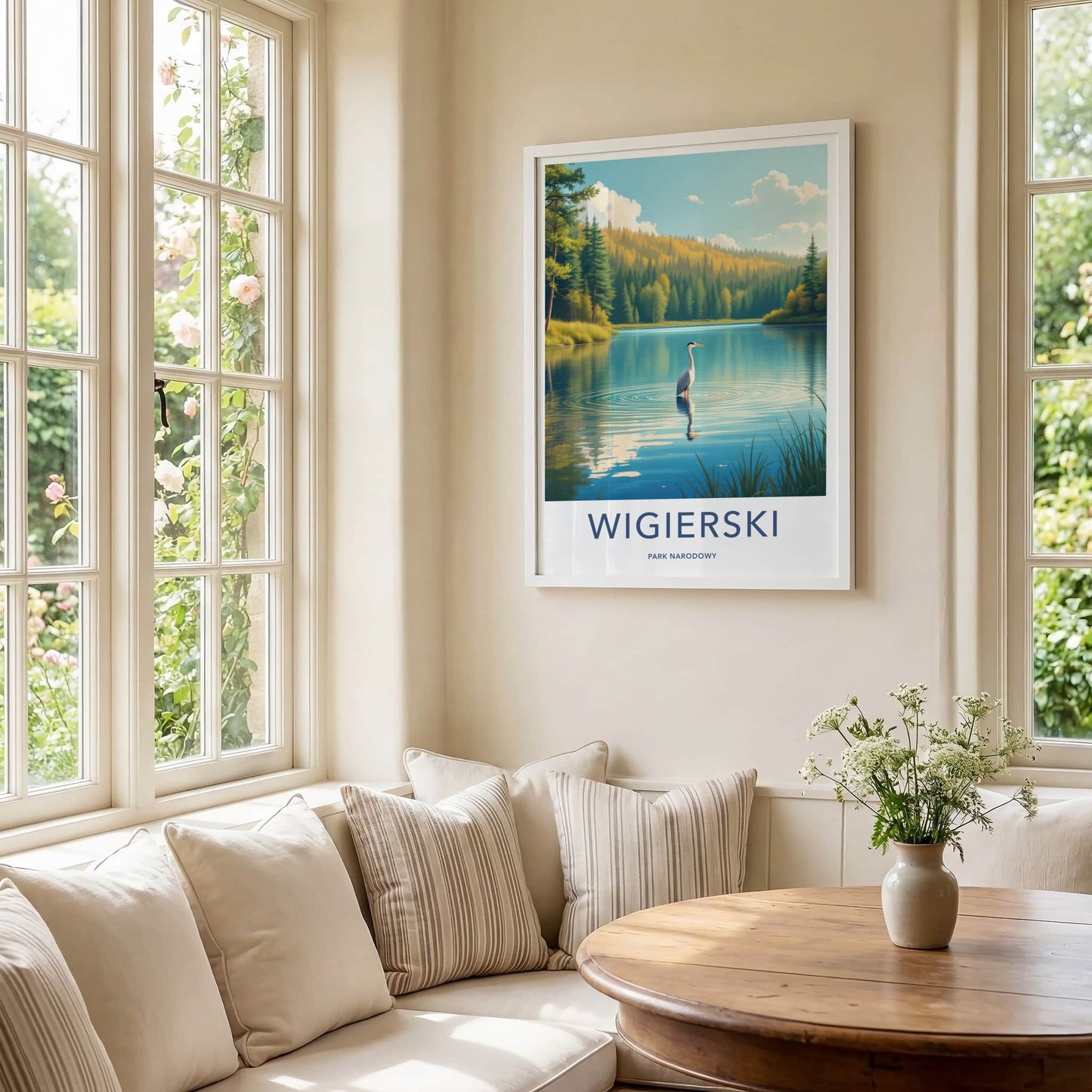 Wigierski Park Narodowy Poster - Poland Wall Art - Heron Lake Forest Home Decor