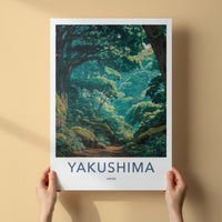 Yakushima Poster - Japan Art Print - Ancient Forest Path Gallery Art