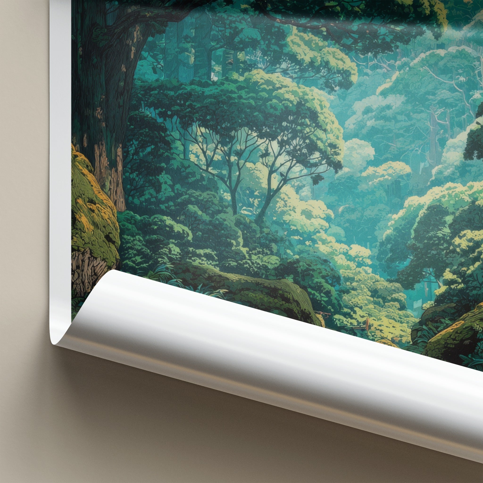 Yakushima Poster - Japan Art Print - Ancient Forest Path Gallery Art