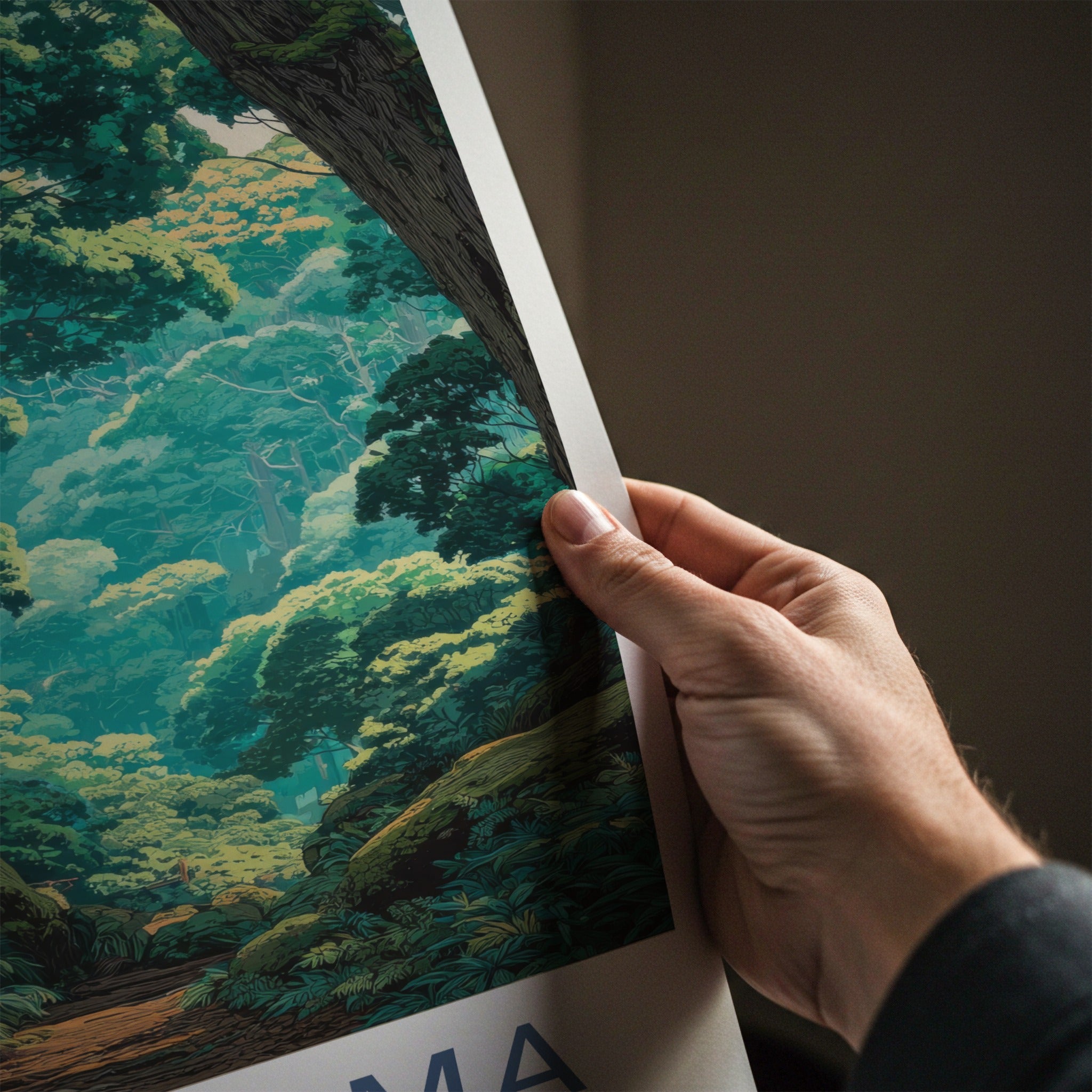 Yakushima Poster - Japan Art Print - Ancient Forest Path Gallery Art