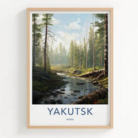 Yakutsk Poster - Siberian Landscape Print
