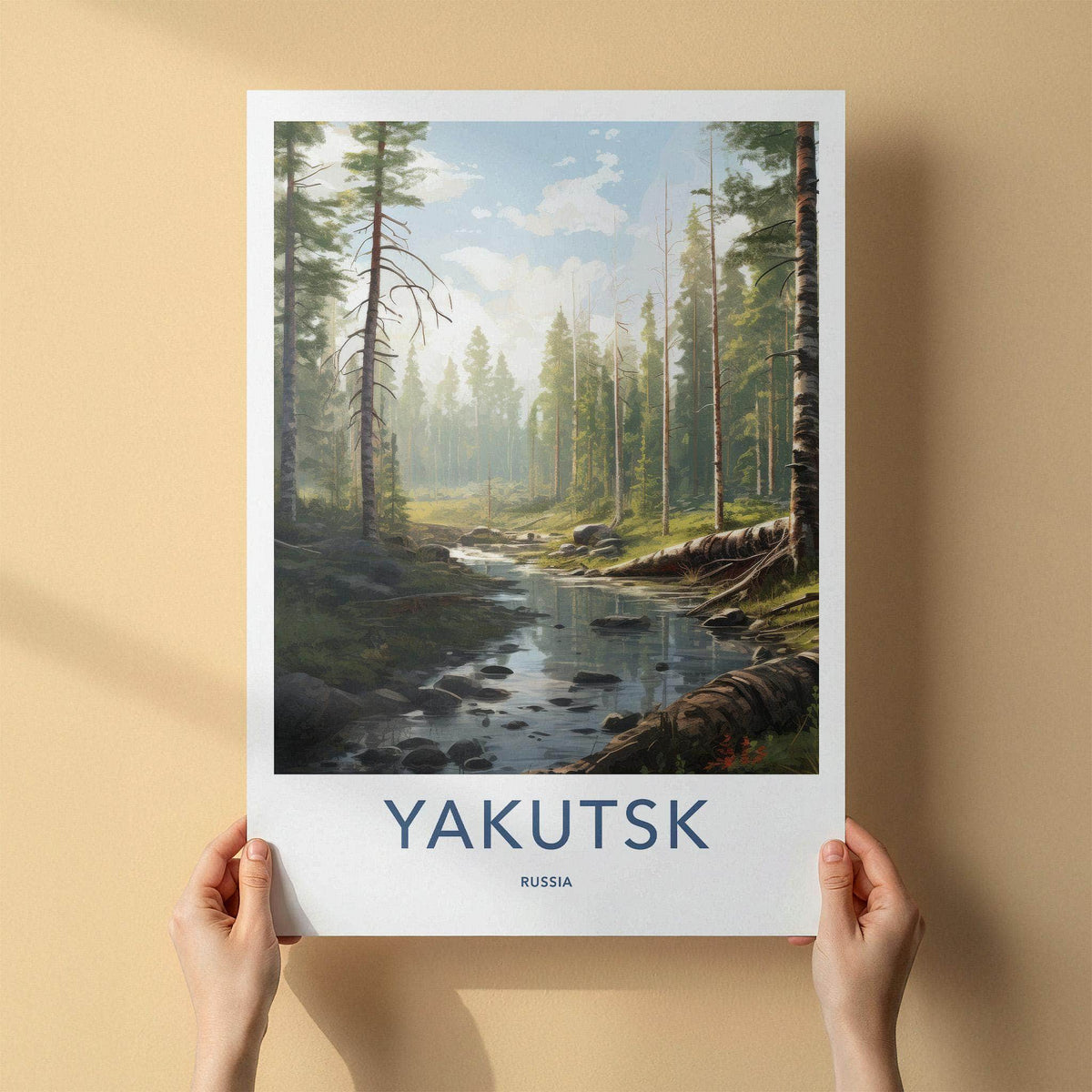 Yakutsk Poster - Siberian Landscape Print