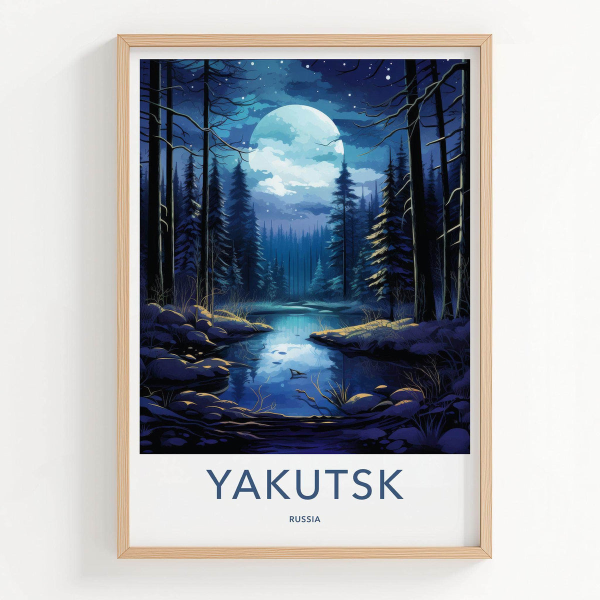 Yakutsk Wall Art - Siberia Decor