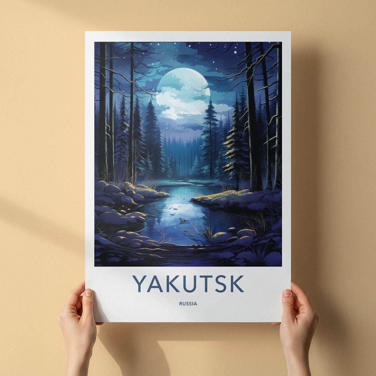 Yakutsk Wall Art - Siberia Decor