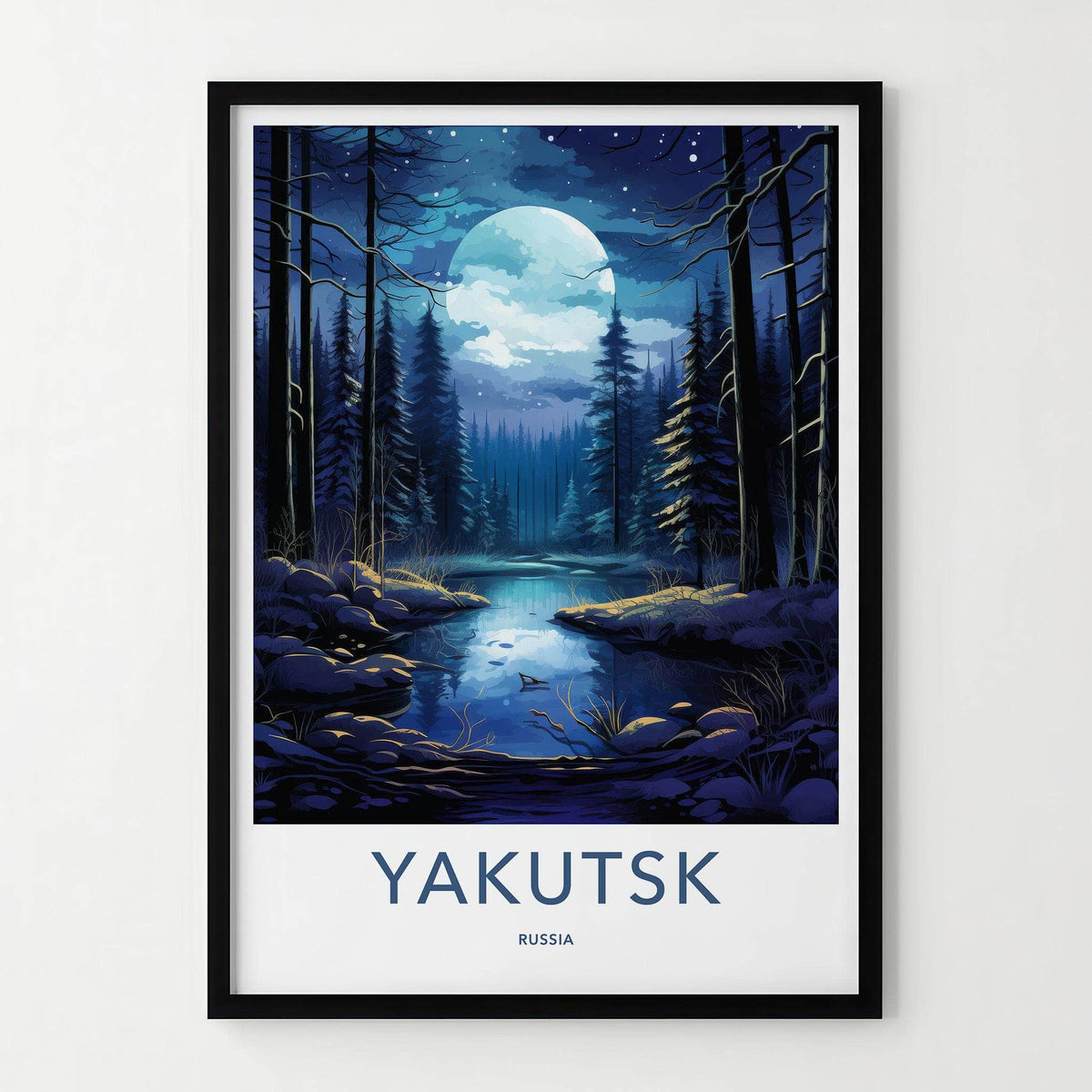 Yakutsk Wall Art - Siberia Decor