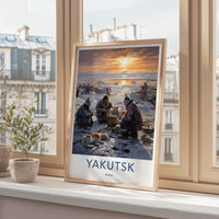Yakutsk Wall Art - Siberian Winter Poster