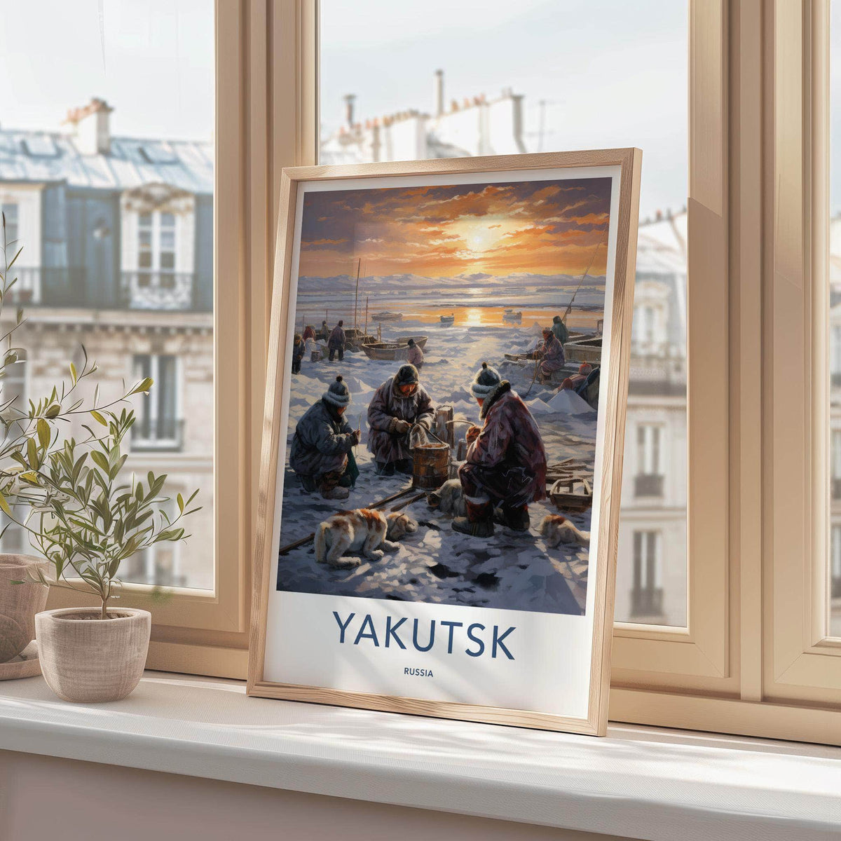 Yakutsk Wall Art - Siberian Winter Poster