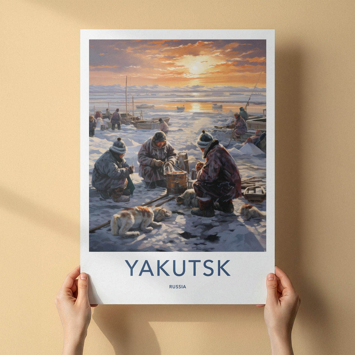 Yakutsk Wall Art - Siberian Winter Poster