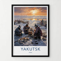 Yakutsk Wall Art - Siberian Winter Poster