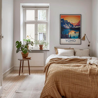 Yoho National Park Poster - Mountain Wall Decor & Watercolor Nature