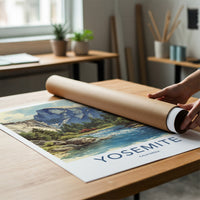 Yosemite Poster - California Wall Art - Half Dome River Wall Art