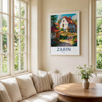 Zabin Poster - Poland Wall Art - Charming Village Pathway Gallery Art