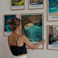 Zakynthos Poster - Greece Travel Art - Navagio Shipwreck Beach Wall Decor