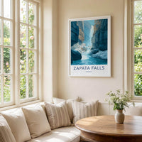 Zapata Falls Poster - Colorado Wall Art - Canyon Falls Home Decor