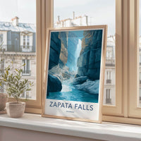 Zapata Falls Poster - Colorado Wall Art - Canyon Falls Home Decor