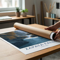 Zapata Falls Poster - Colorado Wall Art - Canyon Rocky Waterfall Home Decor