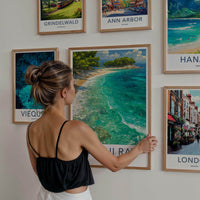 Zlatni Rat Poster - Croatia Travel Art - Pine Tree Cove Home Decor